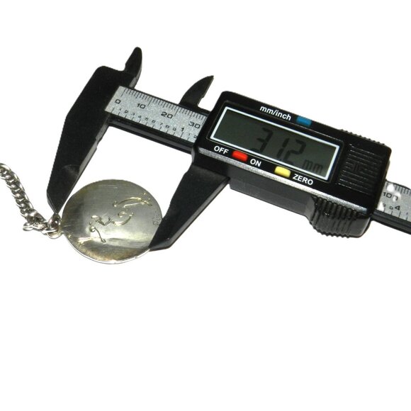 Mexico Sterling Silver San Cristobal Religious Medal Key Chain Protegenos - Picture 10 of 15